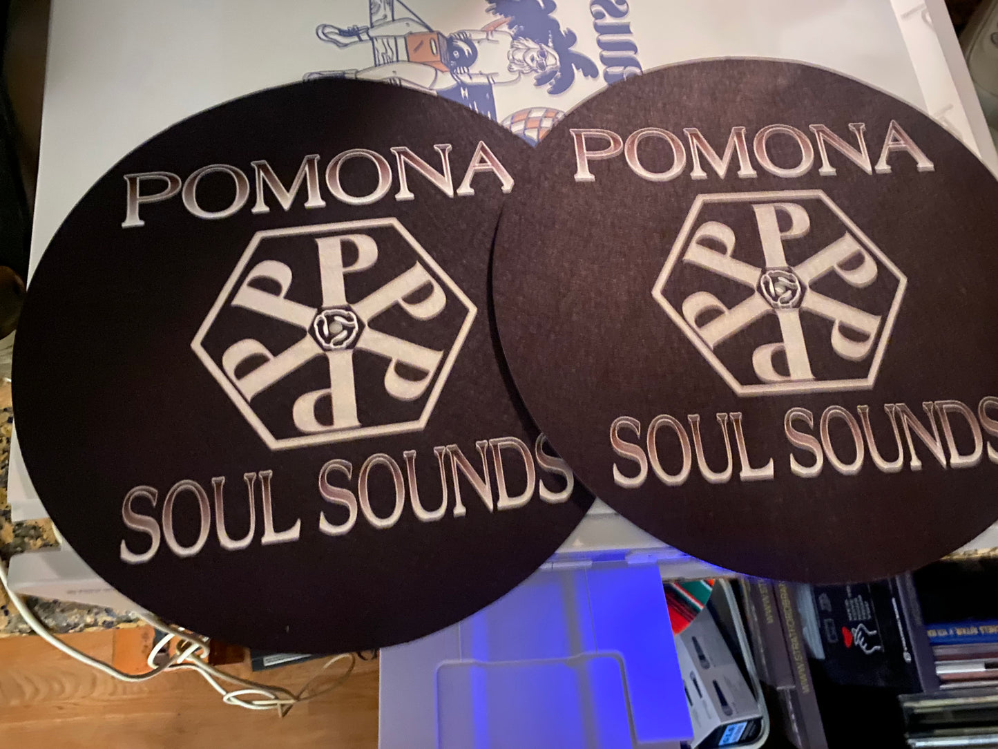 Custom 12” Slipmat pair
