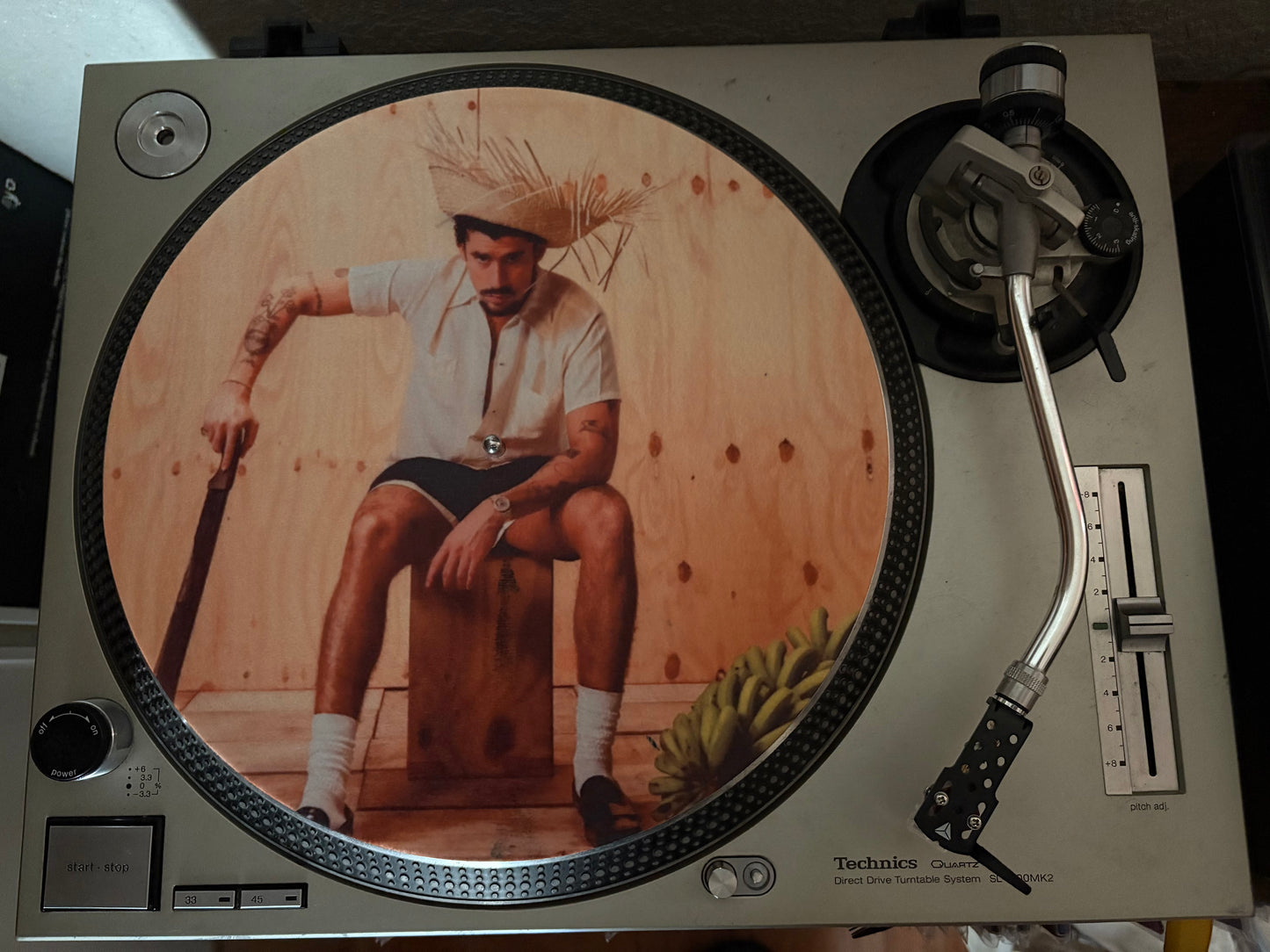 Bad Bunny with machete 12” slipmat