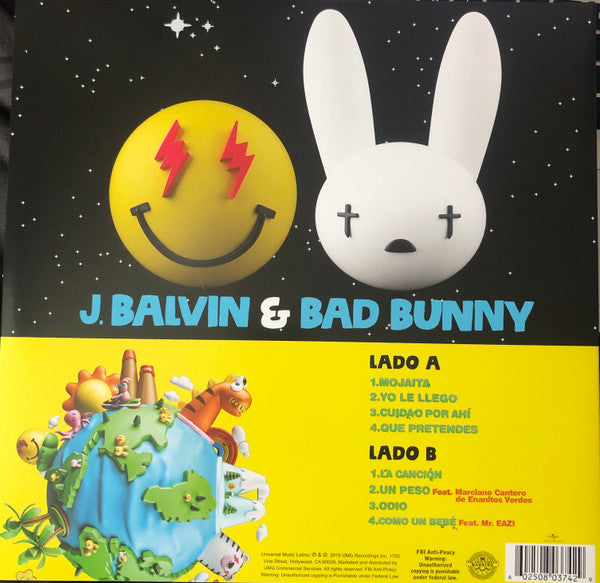 J. Balvin & Bad Bunny – Oasis (new vinyl)