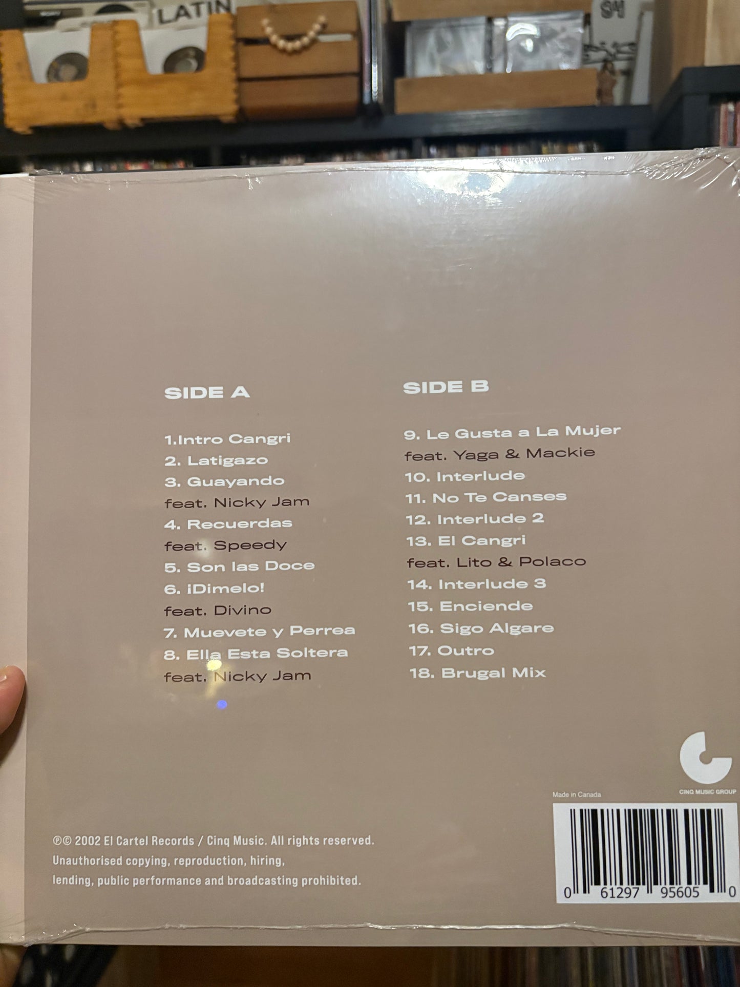 Daddy Yankee – El Cangri.Com (new vinyl)