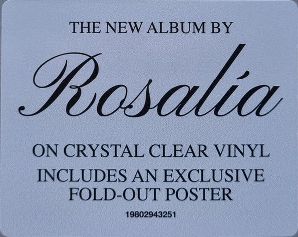 ROSALÍA
- LUX (new 2LP vinyl)
