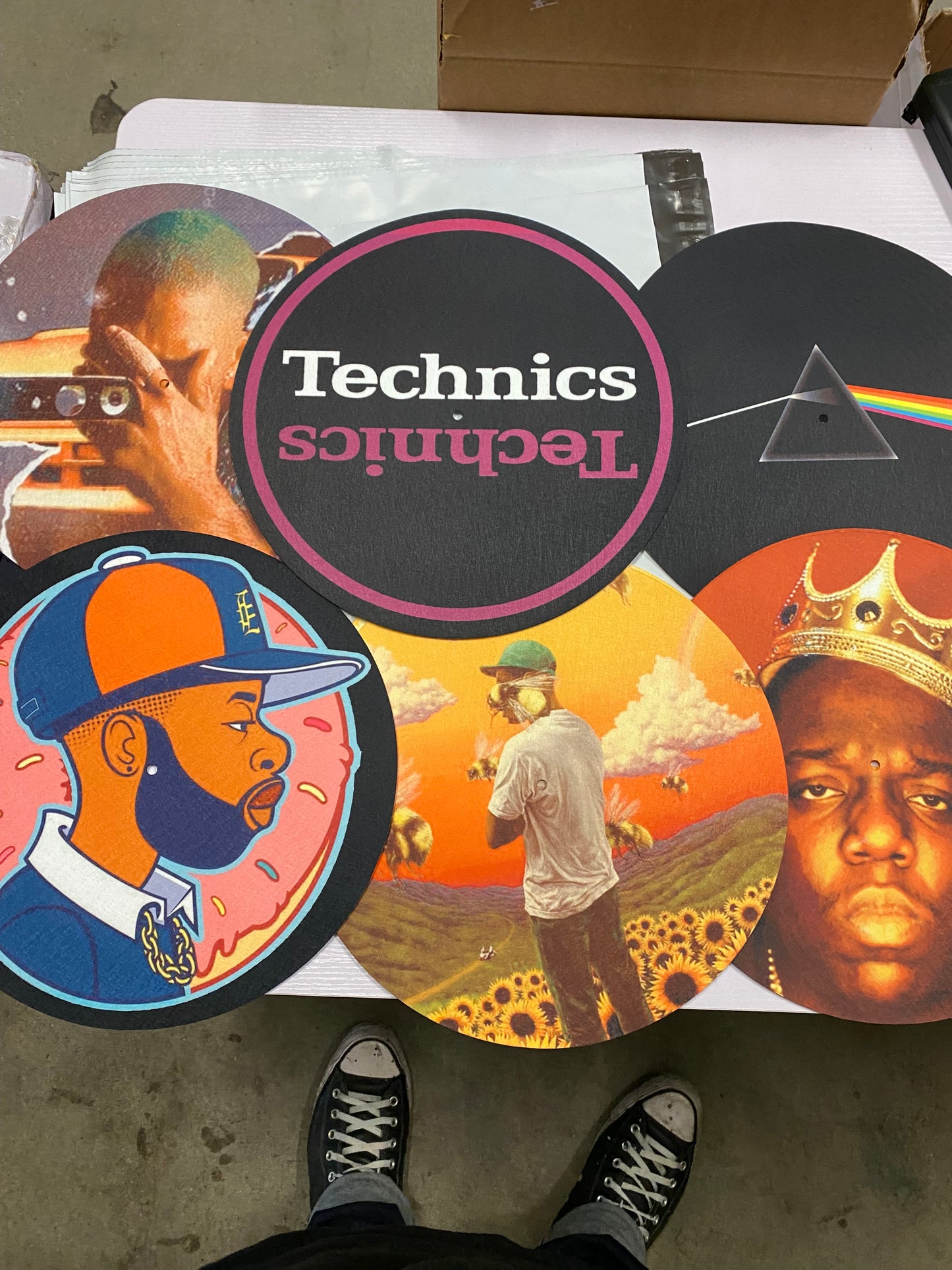 Custom 12” Slipmat pair