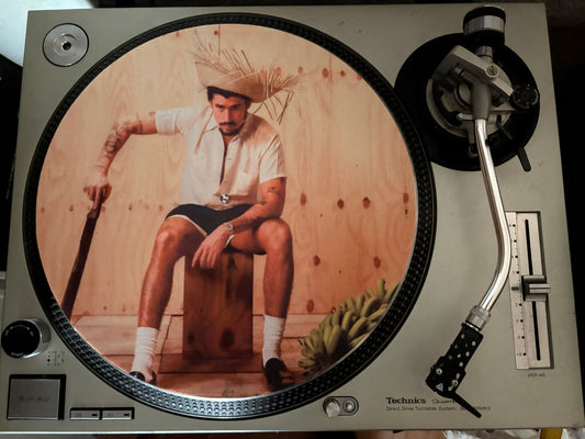 Bad Bunny with machete 12” slipmat