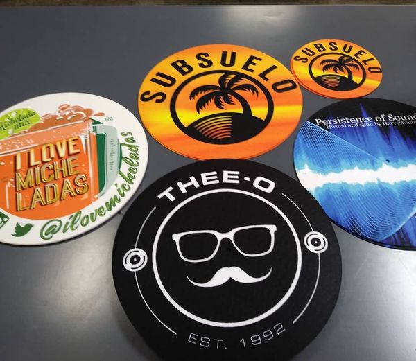 Custom 12” Slipmat pair
