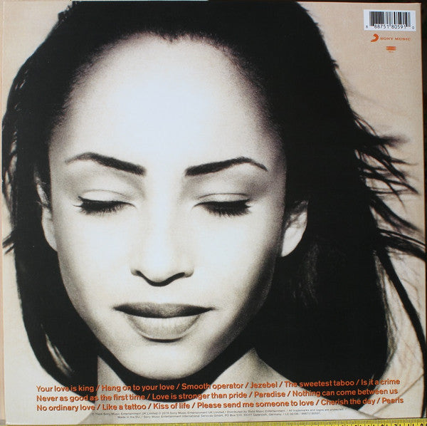 Sade – The Best Of Sade (brand new 2LP vinyl) includes custom 12” slipmat