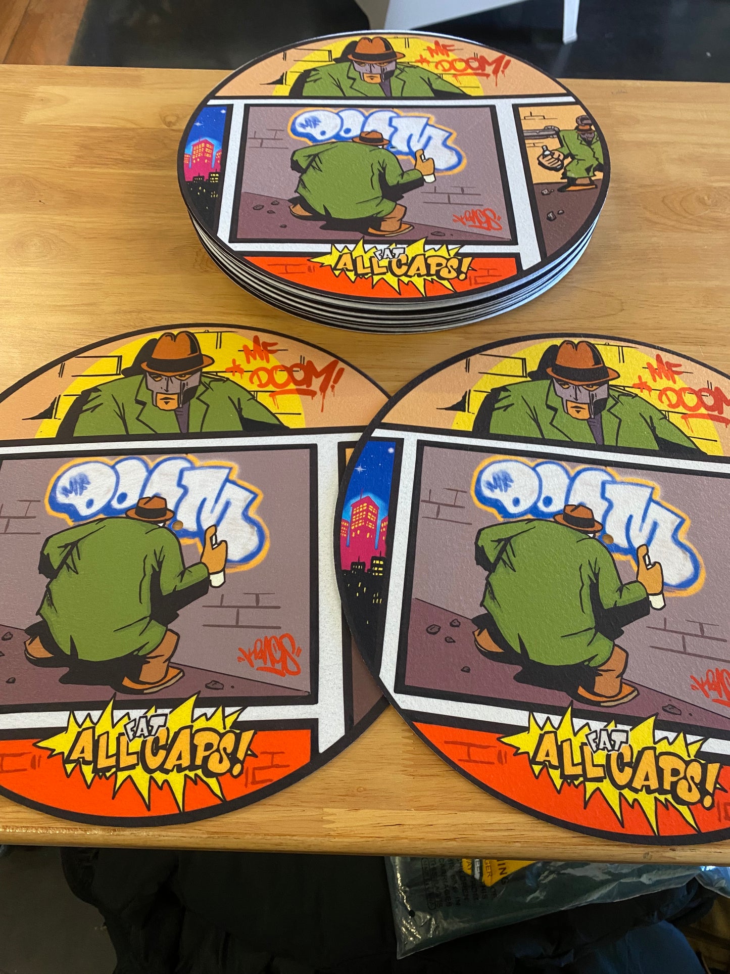 Custom 12” Slipmat pair