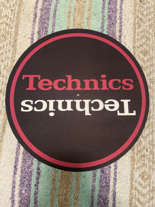 Technics (maroon) 12” slipmat
