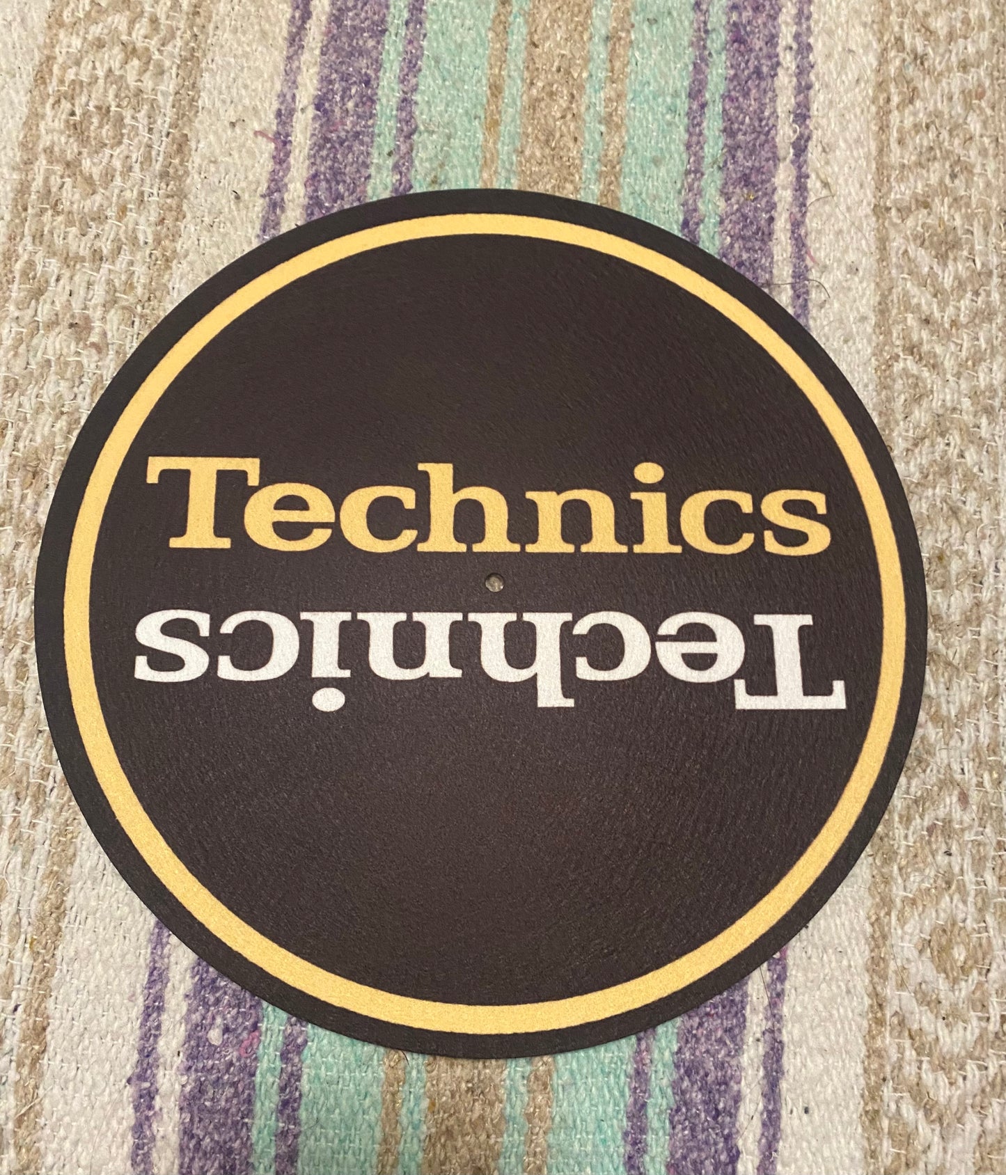 Technics (yellow) 12” slipmat