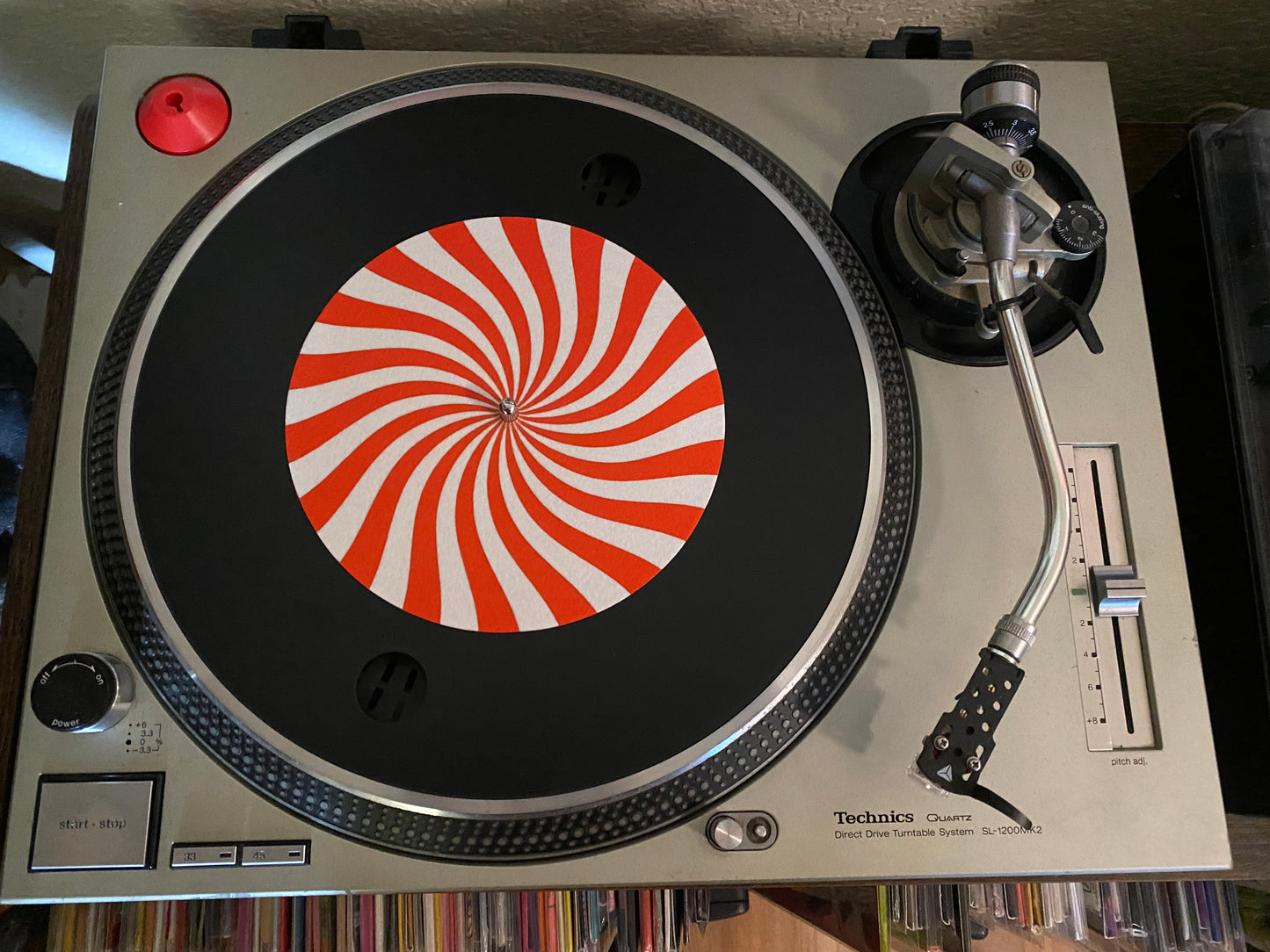 7” Peppermint Spiral slipmat