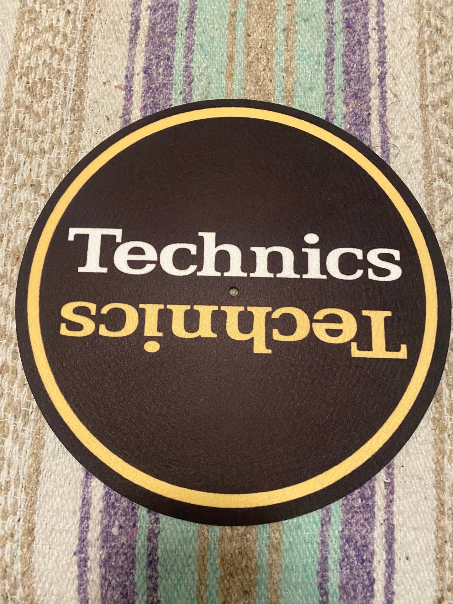 Technics (yellow) 12” slipmat