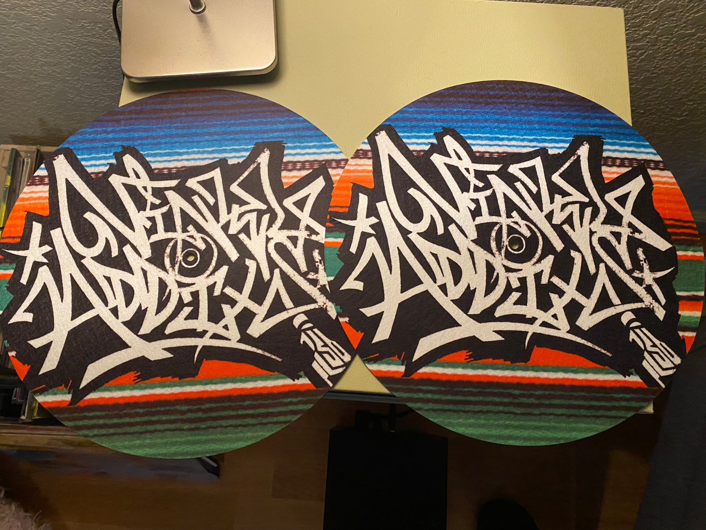 Custom 12” Slipmat pair