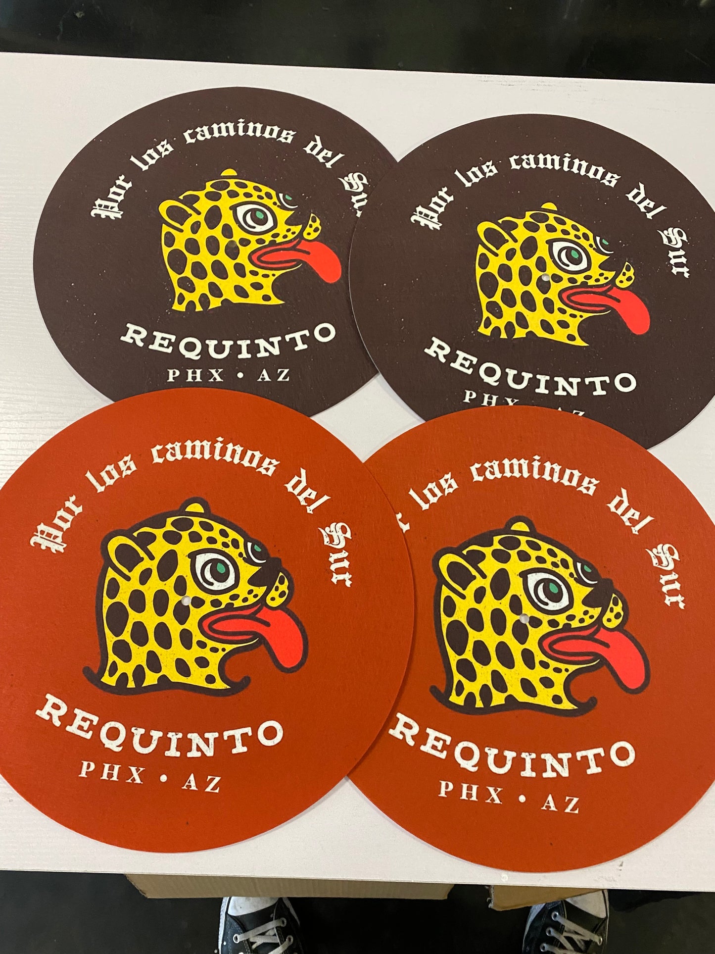Custom 12” Slipmat pair