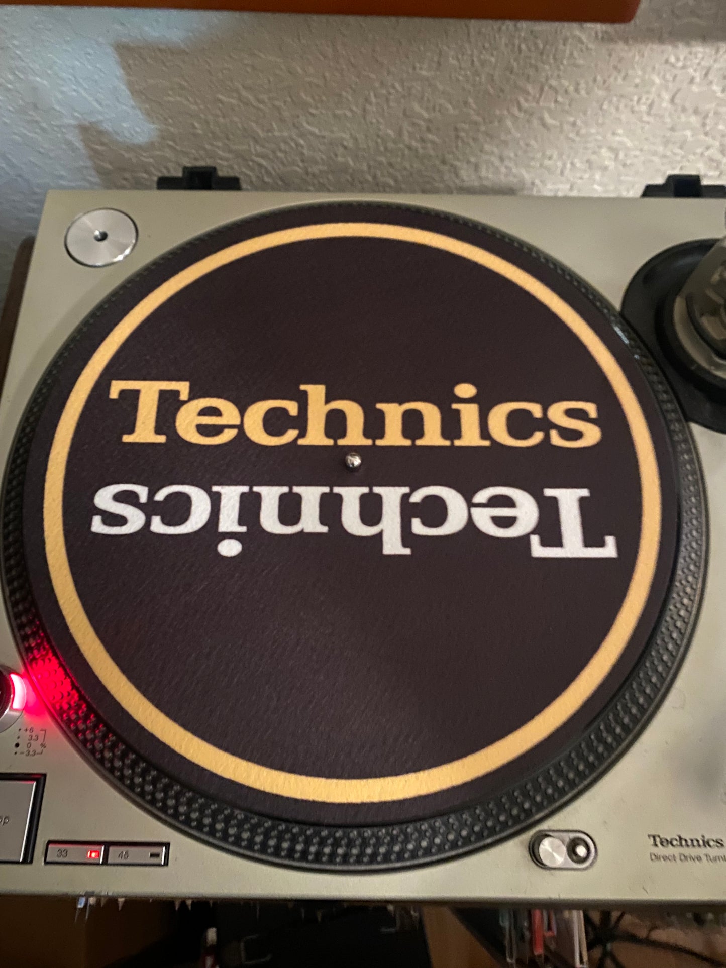 Technics (yellow) 12” slipmat