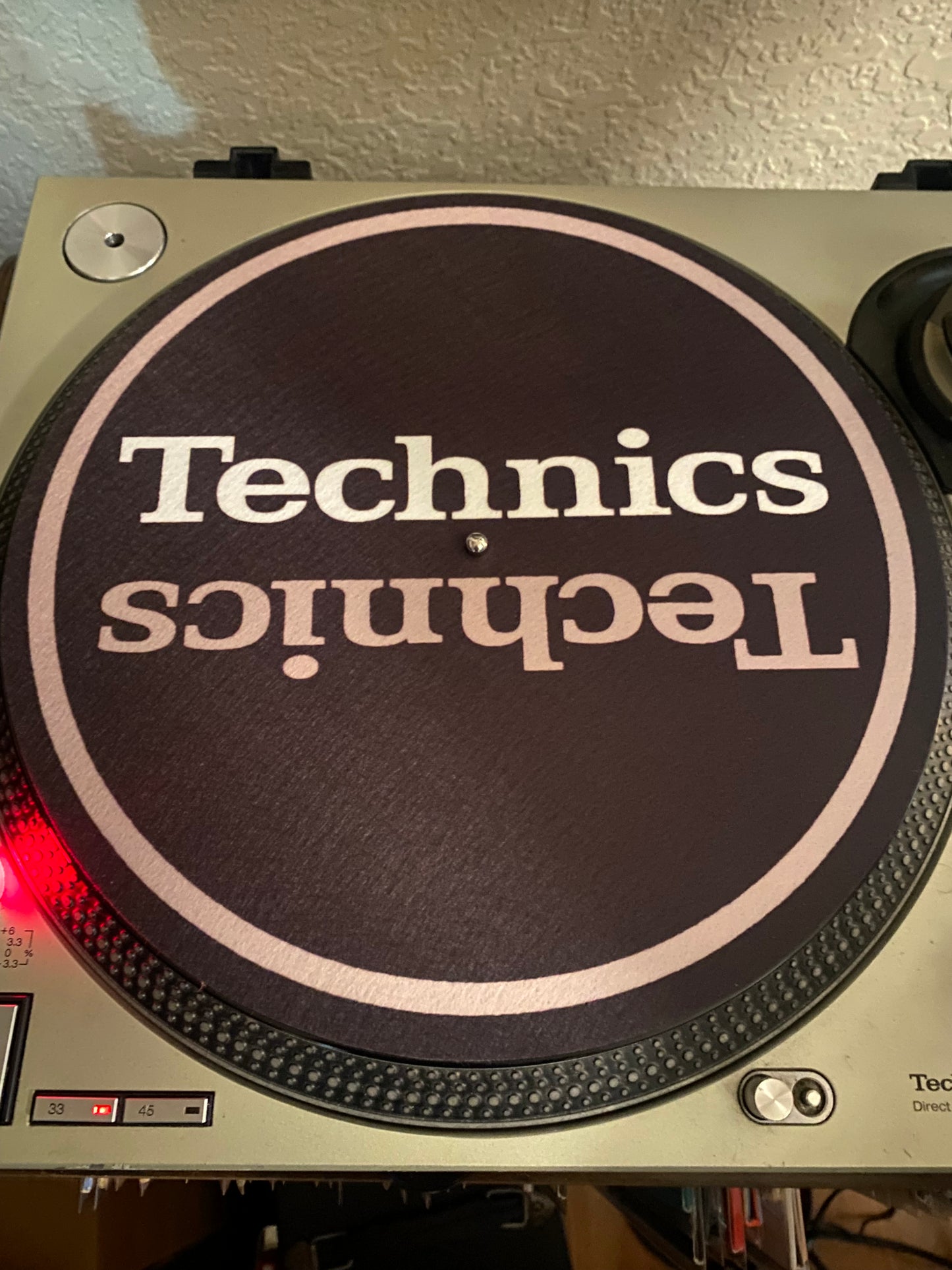 Technics (grey) 12” slipmat