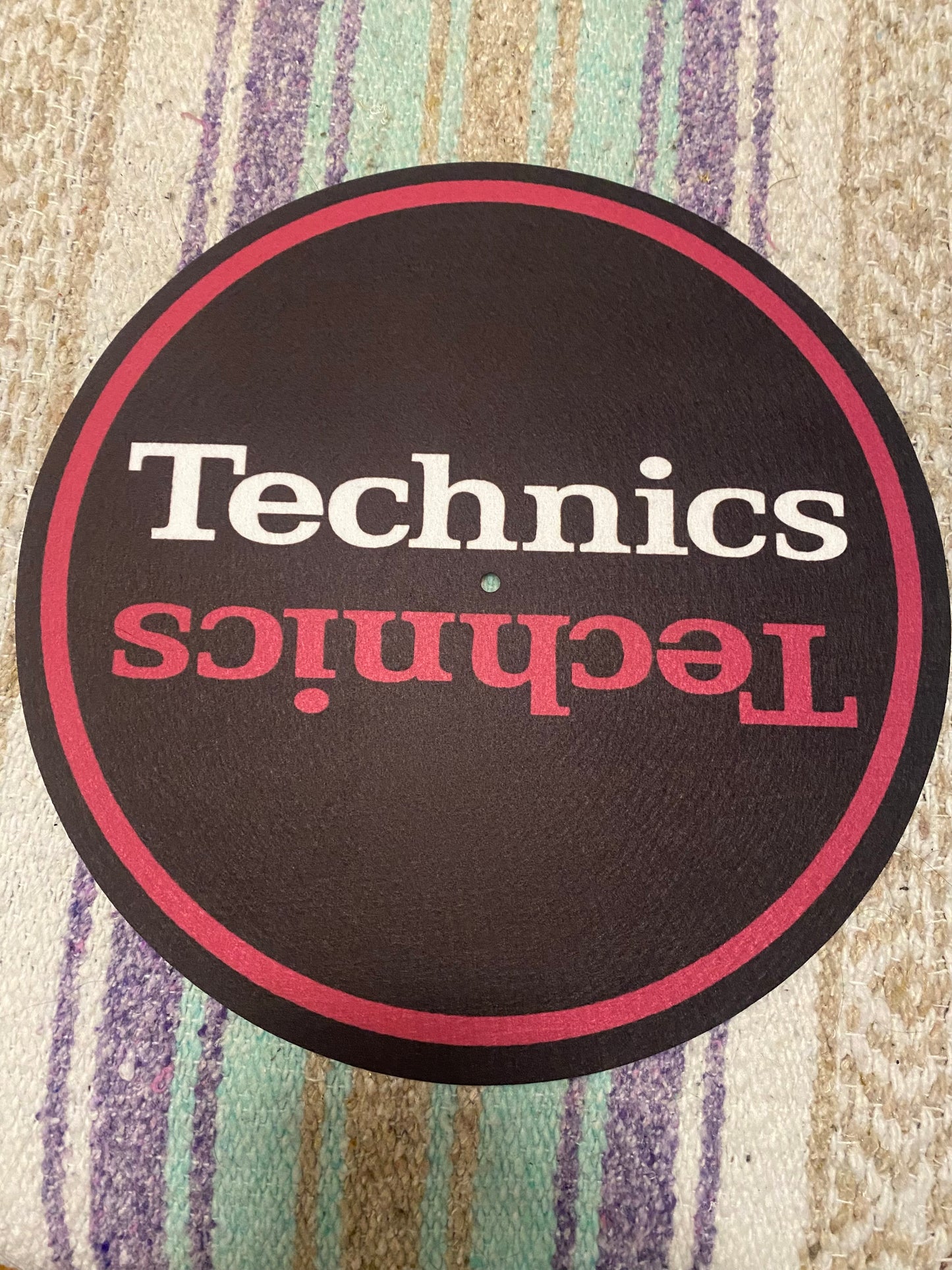 Technics (maroon) 12” slipmat