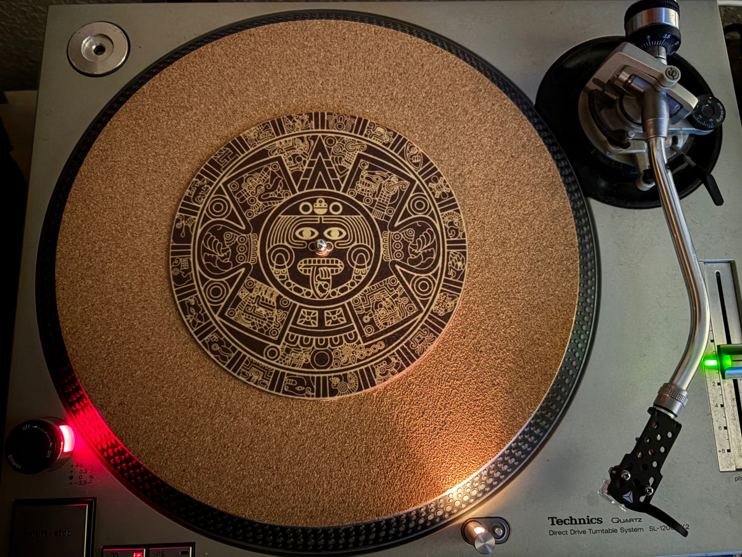 7” Aztec calendar slipmat