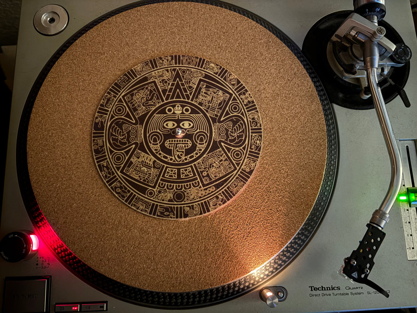 7” Aztec calendar slipmat