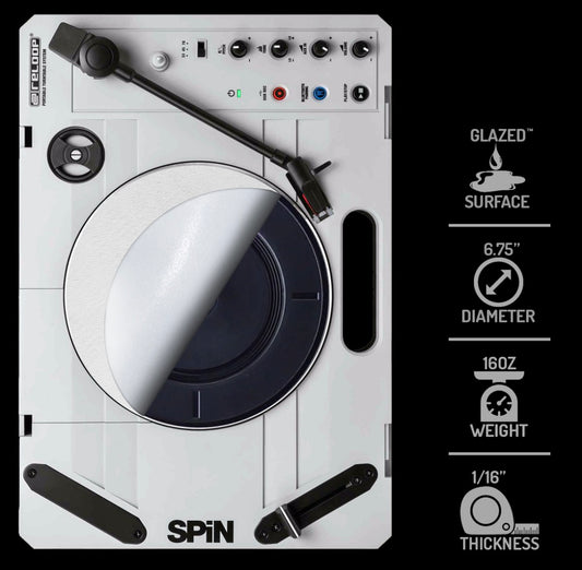 7″ custom Slipmat pair– 16oz Glazed Bottom