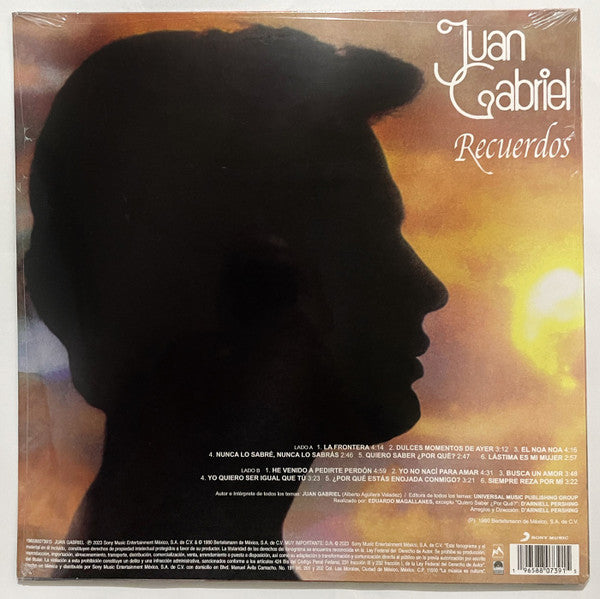 Juan Gabriel- Recuerdos (140g Vinyl) brand new vinyl