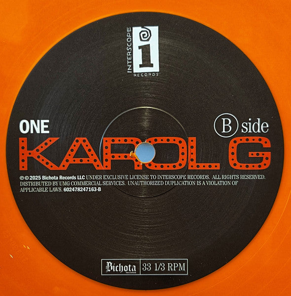 KAROL G- Tropicoqueta [Tangerine Vinyl] new 2LP vinyl