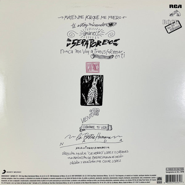 Caifanes – Caifanes 	
(New Vinyl, LP, Album, Picture Disc, Reissue) brand new